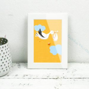 "Storch", 10x15cm