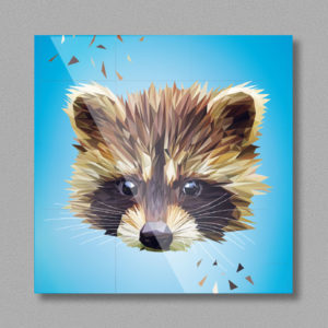 Magnet "Waschbär"