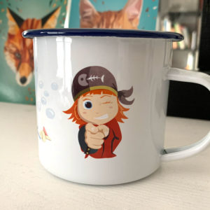 Pinipa Tasse, Emaille